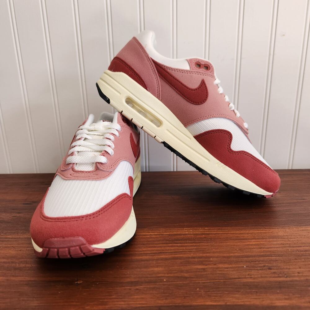 Nike Women's Size 6.5Y/8W Air Max 1 pink/White/Cream‎ - Picture 9 of 13